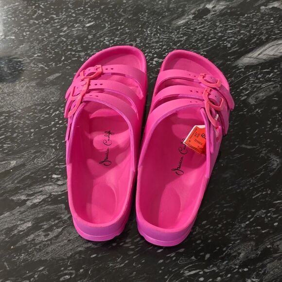 BRAND NEW JESSICA CARLYLE DOUBLE STRAP OPEN TOE SANDAL - Picture 8 of 14